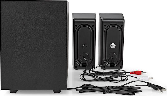 Nedis GSPR10021BK Difuzoare de Calculator 2.1 cu Putere 33W în Negru Culoare
