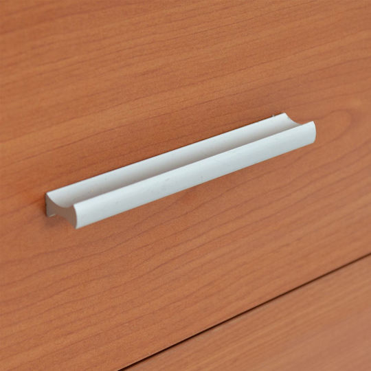 Office Storage Drawer Vance Wooden with Lock Cherry 40x46x75cm