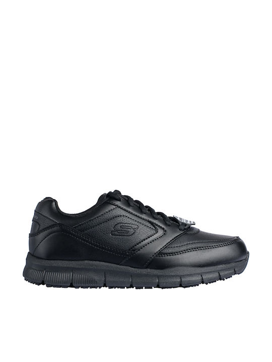 Skechers Nampa Παπούτσι Εργασίας Μαύρο OB με Πιστοποίηση FO , SR,SRC