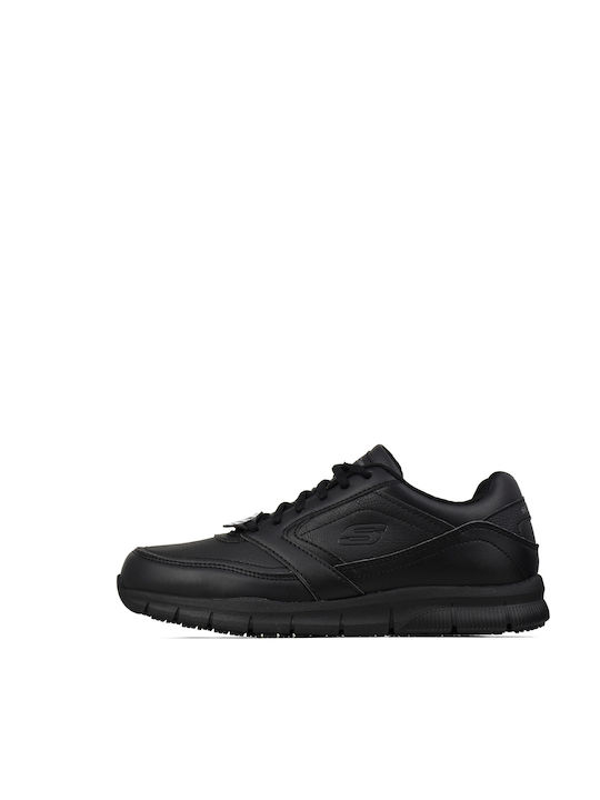 Skechers Nampa Παπούτσι Εργασίας Μαύρο OB με Πιστοποίηση FO , SR,SRC