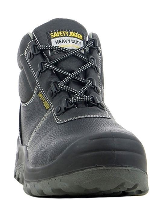 Safety Jogger Bestboy Αδιάβροχο Μποτάκι Ασφαλείας Μαύρο S3 με Πιστοποίηση P, SRA, SRB,SRC