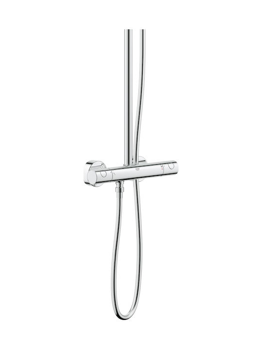 Grohe Euphoria System 180 Duschsäule mit Wannenbatterie 113,3cm Silber