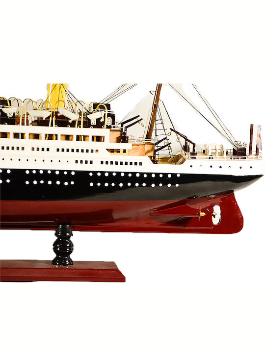 Titanic Christmas Boat Wooden Sailboat 80x30cm