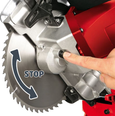 Einhell TC-SM 2131 Dual Φαλτσοπρίονο Συρόμενο με Ισχύ 1800W, Οδηγό Laser & Δίσκο Κοπής Διαμέτρου 210mm