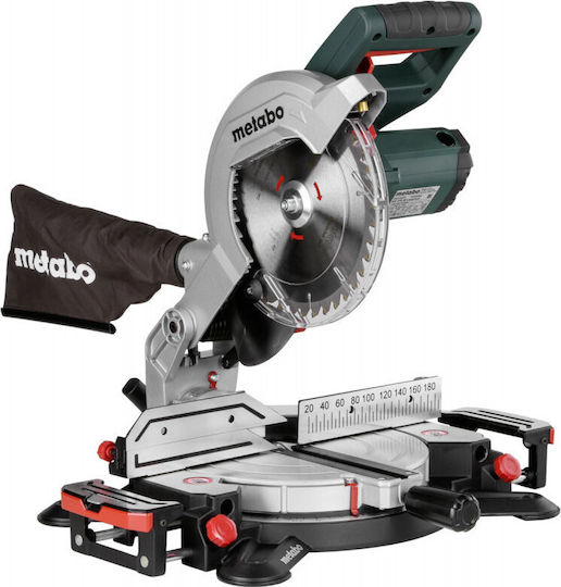 Metabo KS216M Miter Saw Electric with Power 1200W, Laser Guide, Cutting Disc Diameter 216mm & Cutting Speed 5000rpm