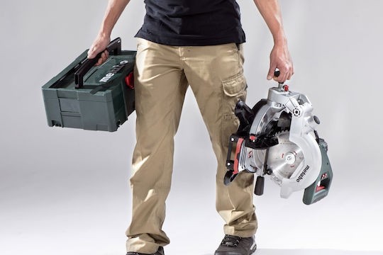 Metabo KS216M Miter Saw Electric with Power 1200W, Laser Guide, Cutting Disc Diameter 216mm & Cutting Speed 5000rpm