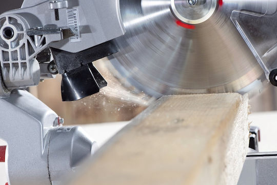 Metabo KGS216M Miter Saw Electric Sliding with Power 1200W, Laser Guide, Cutting Disc Diameter 216mm & Cutting Speed 5000rpm