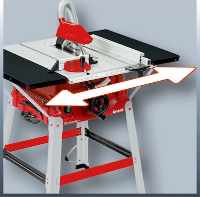 Einhell TC-TS 2025 U Banc de tăiere cu Putere 1800W, Disc de tăiere cu Diametru 250mm & Viteză de tăiere 5000rpm