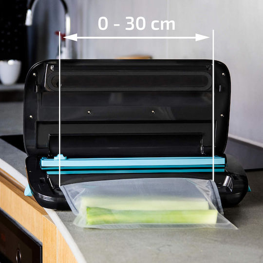 Cecotec Vacuum Sealer External With Maximum Sealing Length 200mm Automatic Sealvac Steel