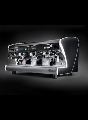 Wega Polaris EVD Mattschwarz Gewerbliche Espressomaschine mit 3 Gruppe B100xT57xH52cm