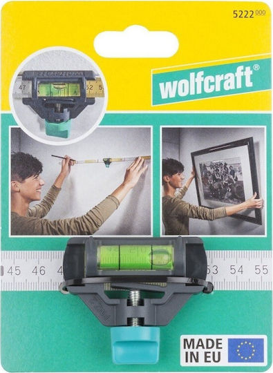 Wolfcraft 5222000 Kunststoff Wasserwaage mit 1 Auge