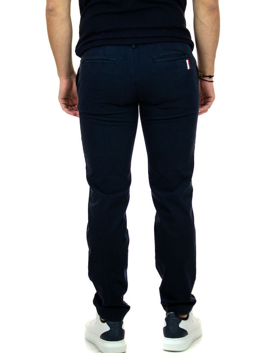 Trousers Chino in Tapered Line Navy Blue