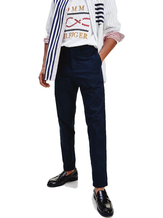 Trousers Chino in Tapered Line Navy Blue