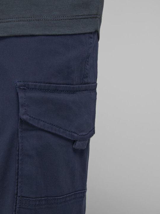 Pantaloni Elastic cu Croială Slim Marina