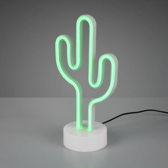 Trio Lighting Neon Διακοσμητικό Φωτιστικό Cactus LED Κάκτος 15x10x29εκ.