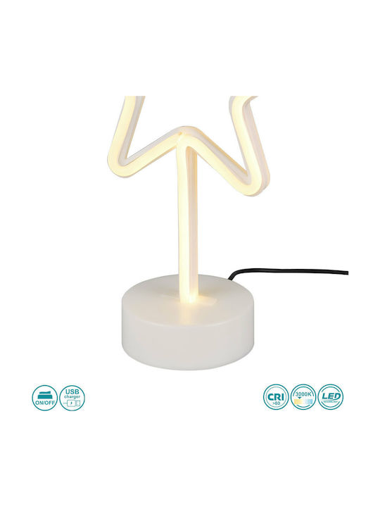Trio Lighting Star Decorative Lamp White