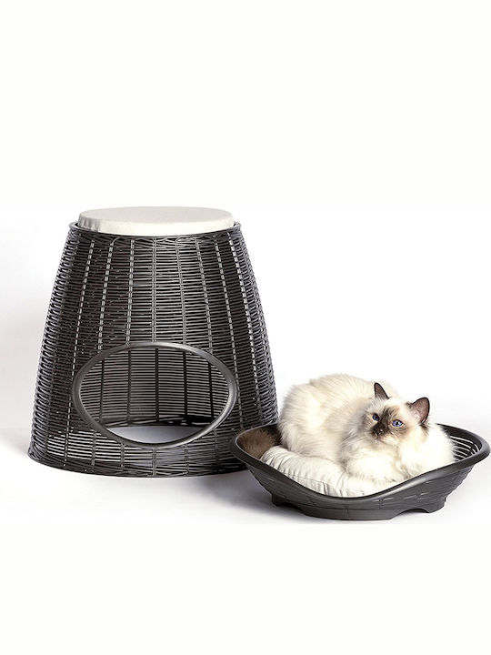 Bama Pasha Pet Home Hundebett Nest Weiß 52x50cm.