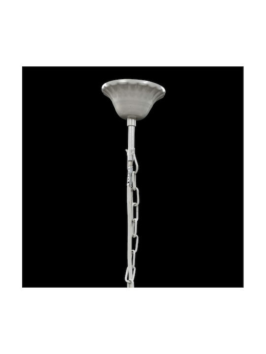 vidaXL Kronleuchter 5xE14 mit Kerzen Transparent 240309