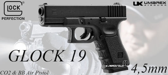 Umarex Αεροβόλο Πιστόλι CO2 Glock 19 4.5mm