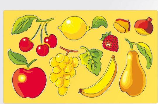 Quercetti Painting Stencils Fruits & Vegetables Sagome Starter for Children 4+ years old Years