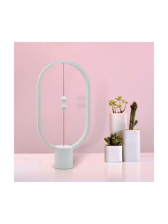 Allocacoc Διακοσμητικό Φωτιστικό Heng Balance Lamp Ellipse LED Θερμό Λευκό 2700K 28x40x7εκ.