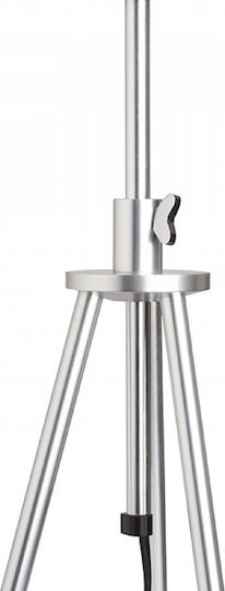 Rendl Light Studio Gardette Table Metal Table Lamp for Socket E27 with Black Shade and Silver Base