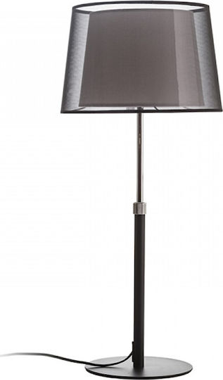 Rendl Light Studio Esplanade Table Metal Lampă de masă pentru Soclu E27 cu Abajur Gri și Bază Negru