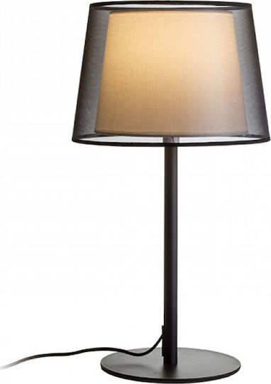 Rendl Light Studio Esplanade Table Metal Lampă de masă pentru Soclu E27 cu Abajur Gri și Bază Negru