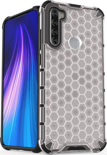 Hurtel Honeycomb Back Cover Πλαστικό Διάφανο (Redmi Note 8T)