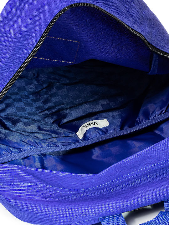 Vans Realm Plus Royal Blu Σχολική Τσάντα Πλάτης Γυμνασίου - Λυκείου Μπλε 20lt