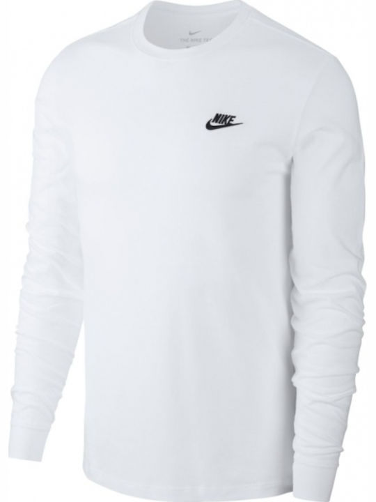 Nike Long Sleeve Blouse White