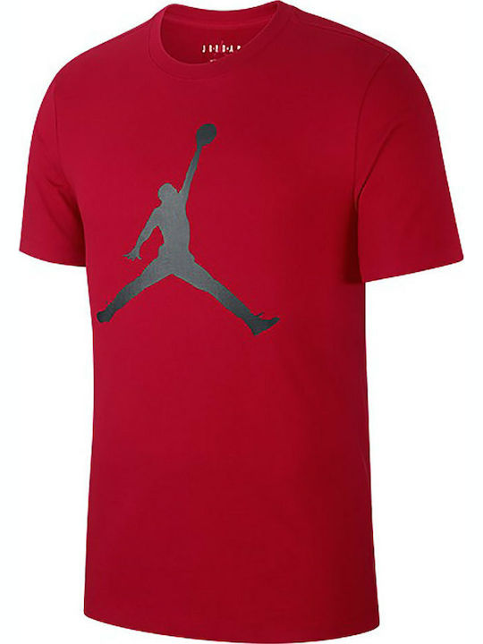 Jordan Jumpman Crew Men's Athletic T-shirt Short Sleeve Red