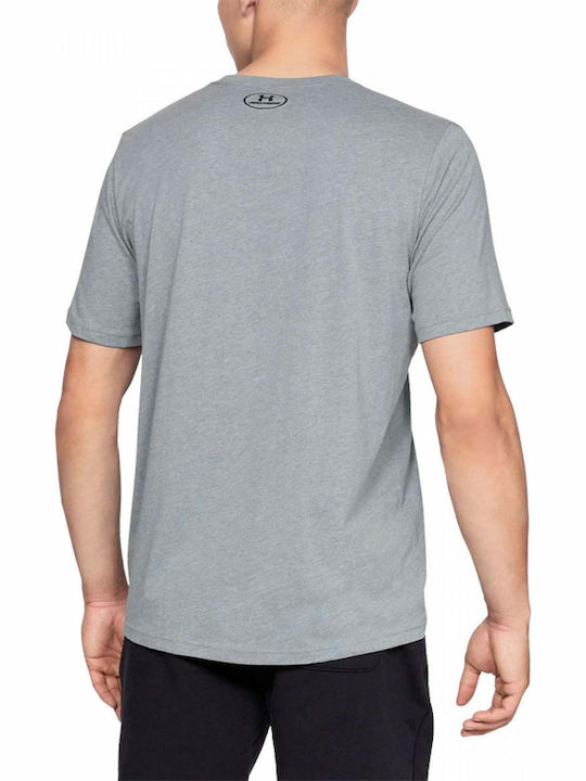 Under Armour Sportstyle Left Chest Ανδρικό Αθλητικό T-shirt Κοντομάνικο Γκρι