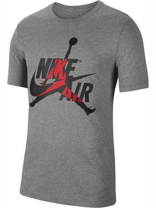 Jordan Classics Men's Athletic T-shirt Short Sleeve Gray