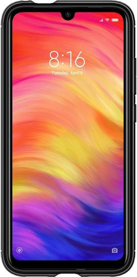 Spigen Rugged Armor Coperta din spate Silicon rezistent Negru (Redmi Note 7 / 7 Pro) S34CS26086