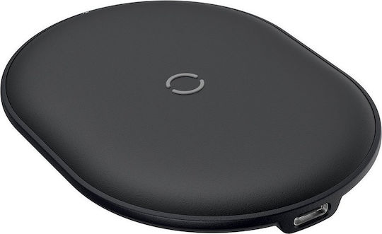 Baseus Kabelloses Ladegerät (Qi Pad) 15W Schwarzs (Cobble)