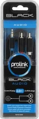 Prolink Audio Cable 3.5mm Male - RCA Male Black 1.5m PB103-0150