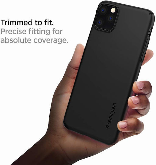Spigen Thin Fit Air Back Cover Πλαστικό Μαύρο (iPhone 11 Pro Max)