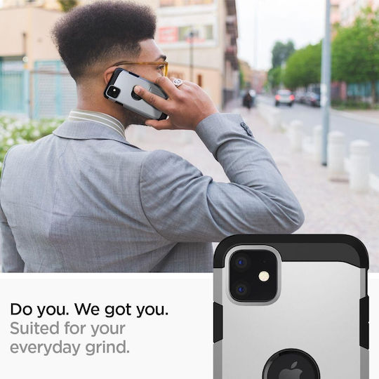 Spigen Tough Armor Umschlag Rückseite Kunststoff Silber (iPhone 11) 076CS27191