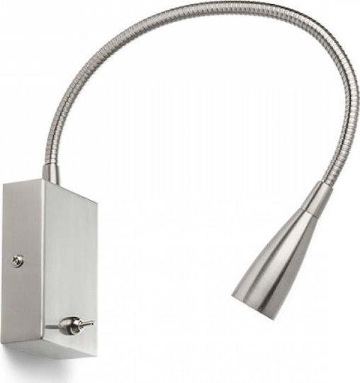Rendl Light Studio Point Единично LED Топло бяло Спот в Сребрист Цвят