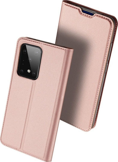 Dux Ducis Skin Pro Book Δερματίνης Ροζ Χρυσό (Galaxy S20 Ultra)