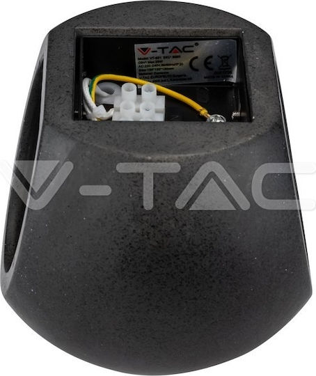 V-TAC Klassisch Leuchte Wand mit Fassung G9 Gray 15x13x13cm