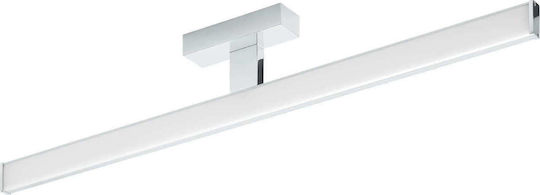 Eglo Pandella1 Modern Lamp Bathroom with Integrated LED and Natural White Light Silver 78x4x4cm