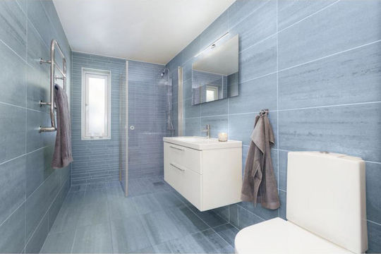 Eglo Pandella1 Modern Lamp Bathroom with Integrated LED and Natural White Light Silver 78x4x4cm