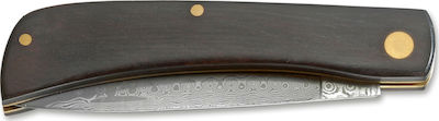 Boker Magnum Ebony Rangebuster Damascus Pocket Knife Damascus Brown