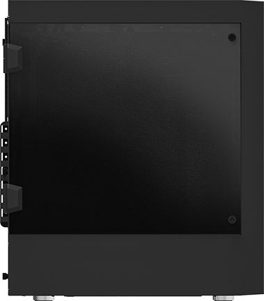 Zalman T7 Gaming Midi-Turm Computergehäuse mit Seitenfenster Schwarz