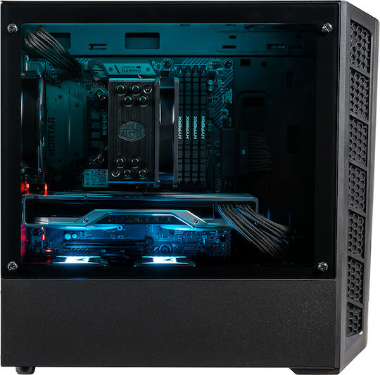 CoolerMaster MasterBox MB311L Gaming Mini Tower Computer Case with Window Panel Black