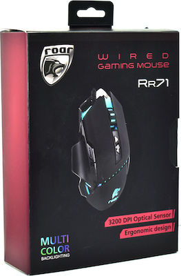 Powertech Roar PT-690 Gaming Ποντίκι Μαύρο