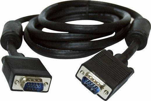 Powertech Cable VGA male - VGA male Μαύρο 1.5m CAB-G001