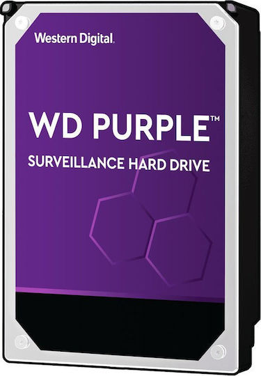 Western Digital Purple 4TB HDD Σκληρός Δίσκος 3.5" SATA III 5400rpm με 64MB Cache για Καταγραφικό WD40PURZ
